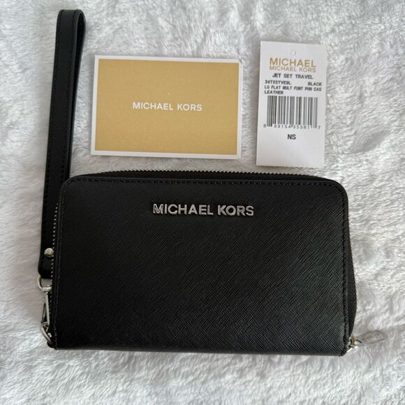 Michael Kors Zip-Around Wallet Wristlet - Picture 1 of 9
